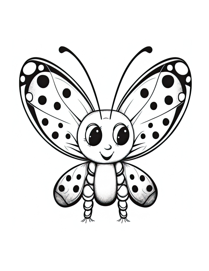 Free Butterfly Buddies Coloring Page 27