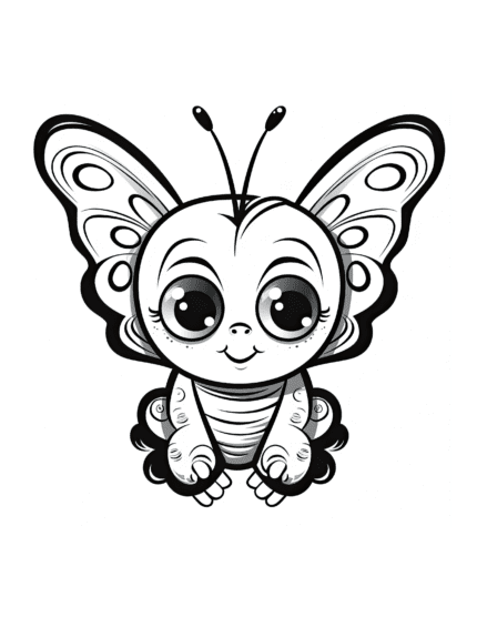 Free Butterfly Buddies Coloring Page 31