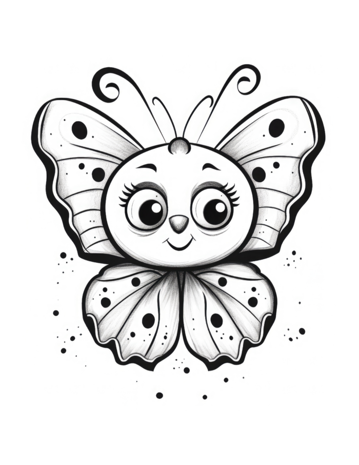 Free Butterfly Buddies Coloring Page 35