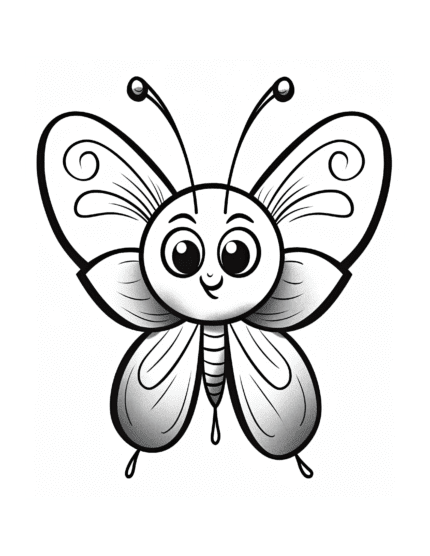 Free Butterfly Buddies Coloring Page 37