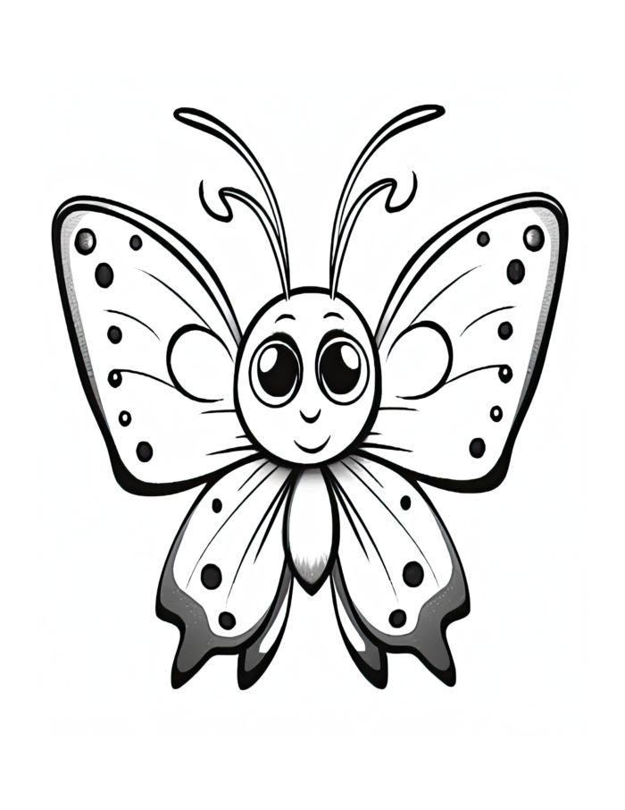 e Butterfly Buddies Coloring Page 45
