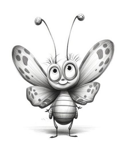 Free Butterfly Buddies Coloring Page 49