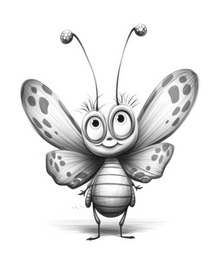 Free Butterfly Buddies Coloring Page 49