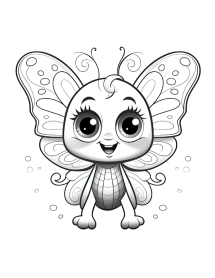 Free Butterfly Buddies Coloring Page 51