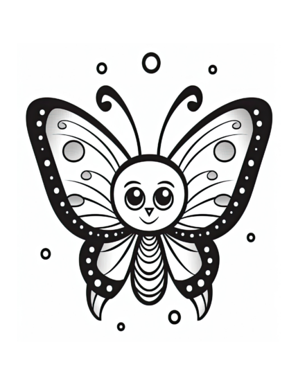 Free Butterfly Buddies Coloring Page 55