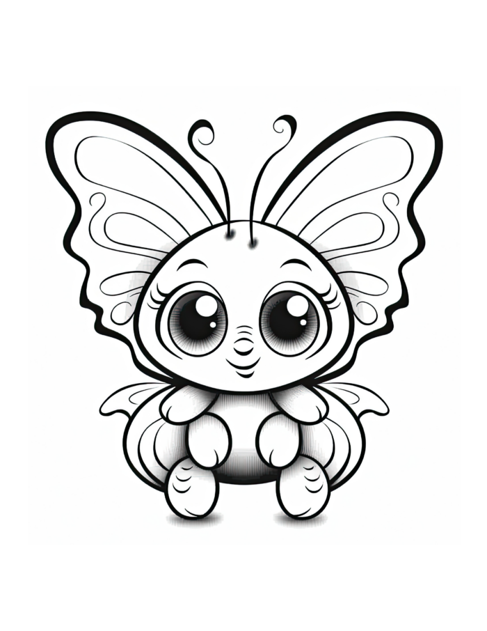 Free Butterfly Buddies Coloring Page 61