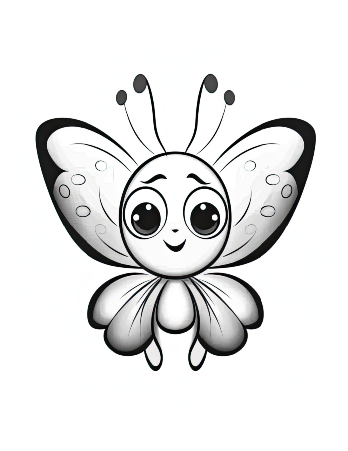 Free Butterfly Buddies Coloring Page 63