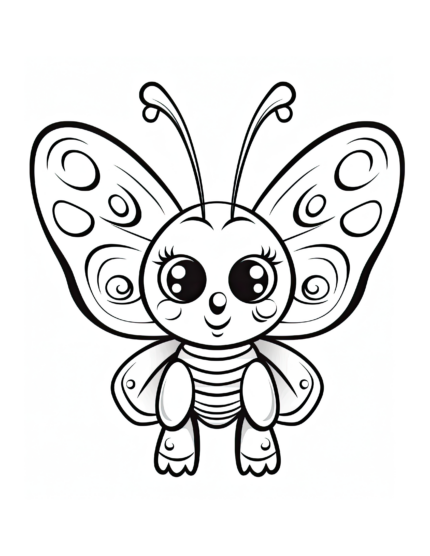 Free Butterfly Buddies Coloring Page 65