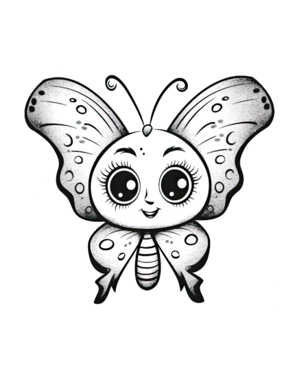 Colorful butterfly buddies coloring page
