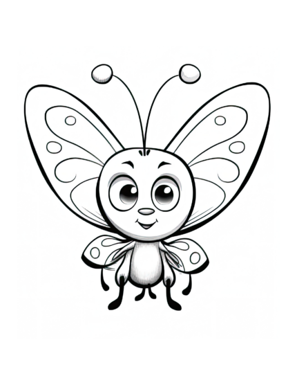 Free Butterfly Buddies Coloring Page 19