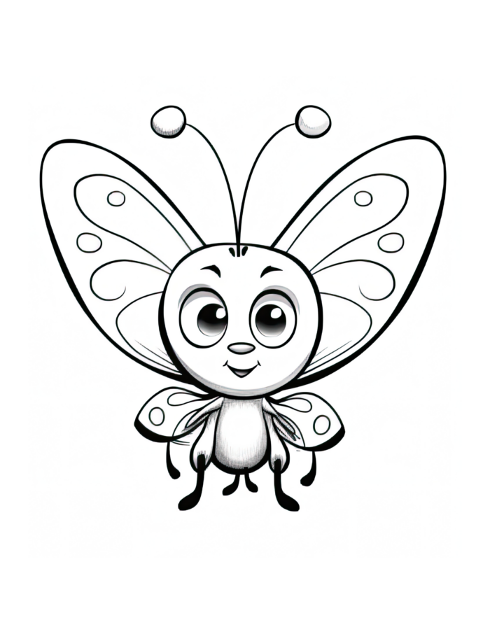 Free Butterfly Buddies Coloring Page 19