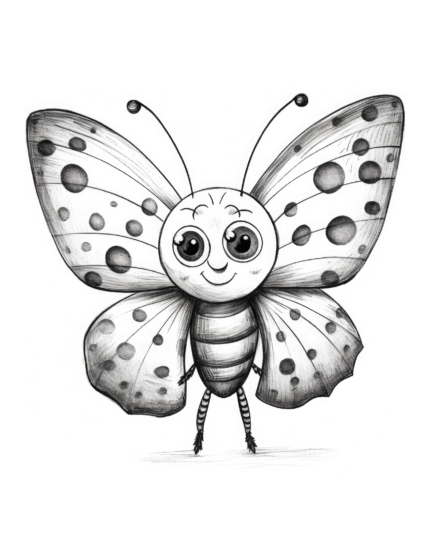 Free Butterfly Buddies Coloring Page for Kids