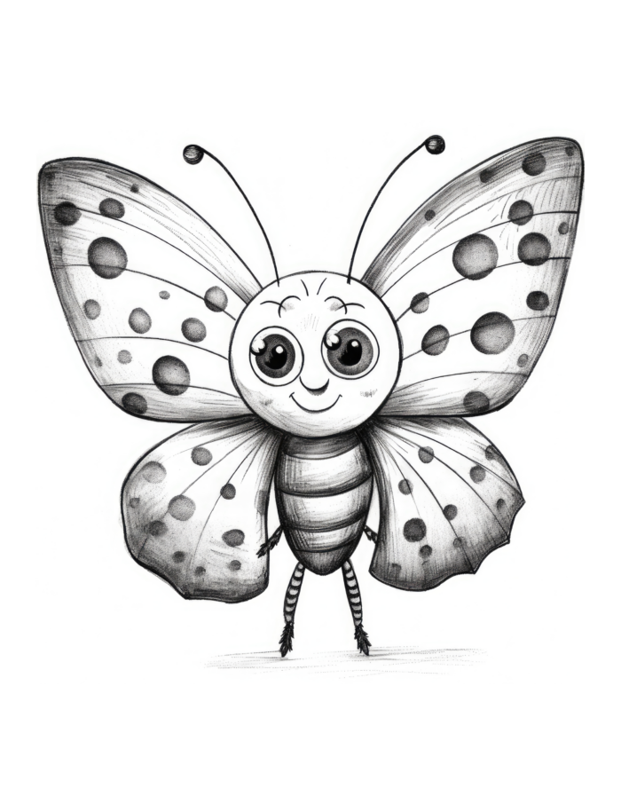 Free Butterfly Buddies Coloring Page for Kids