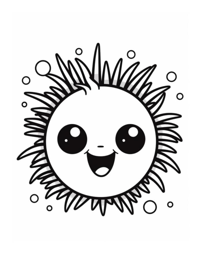 Free Cute Sun Coloring Page 75