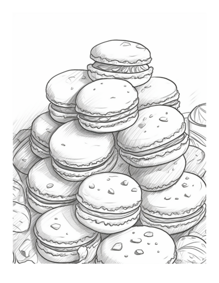 Free Dessert Coloring Page 55