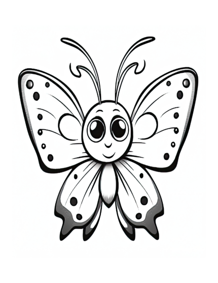 Free Butterfly Buddies Coloring Page 45