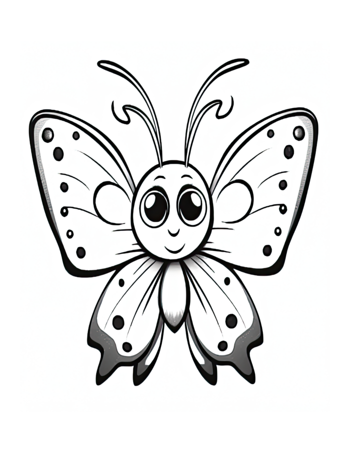 Free Butterfly Buddies Coloring Page 45