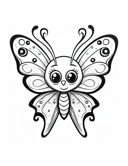 Free Butterfly Buddies Coloring Page 71