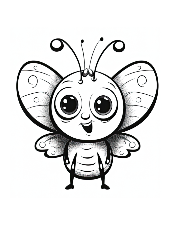 Free Butterfly Buddies Coloring Page 73