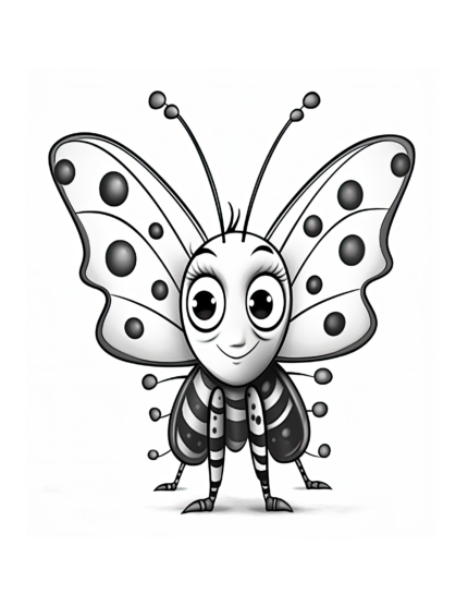 Free Butterfly Buddies Coloring Page 77