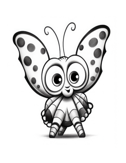 Free Butterfly Buddies Coloring Page 79