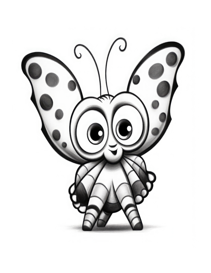 Free Butterfly Buddies Coloring Page 79