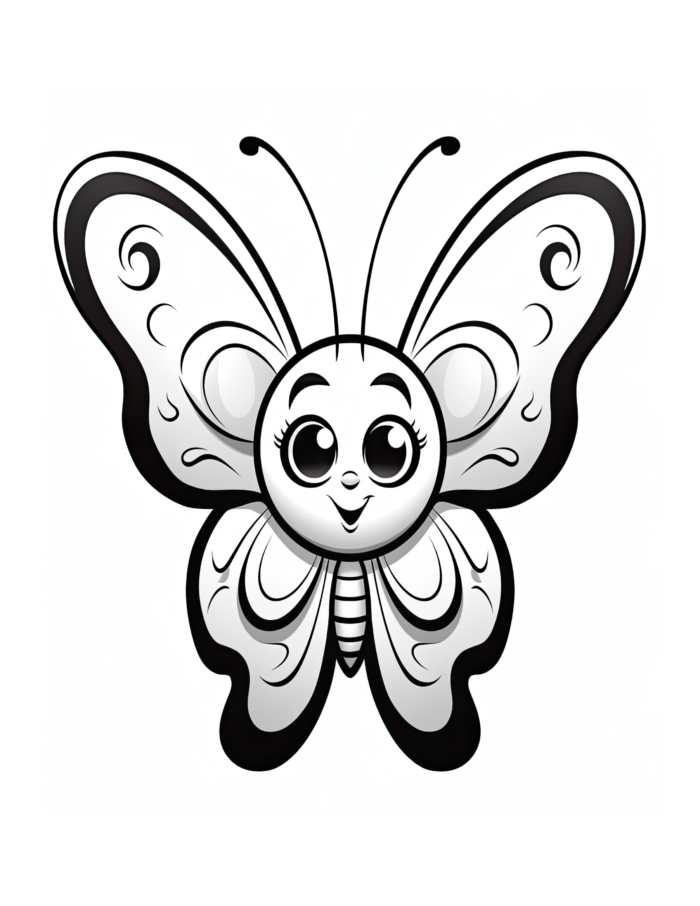 Free Butterfly Buddies Coloring Page 81