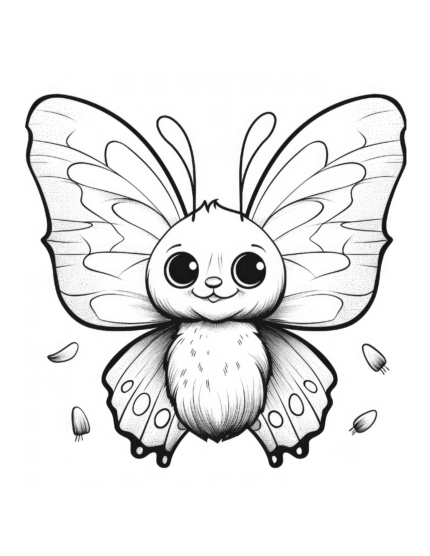 Free Butterfly Buddies Coloring Page 81