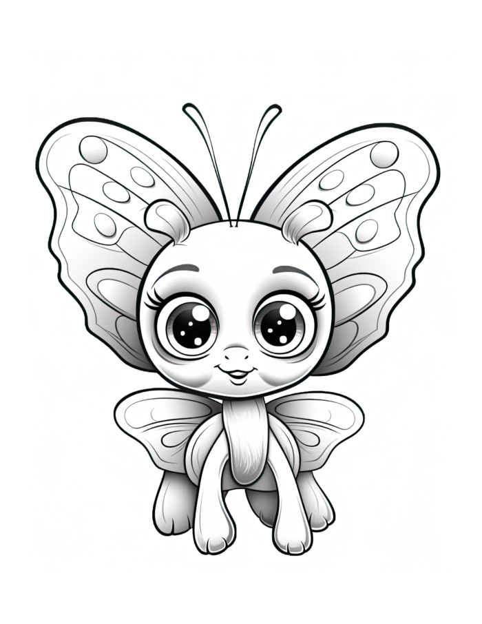 Free Butterfly Buddies Coloring Page 85