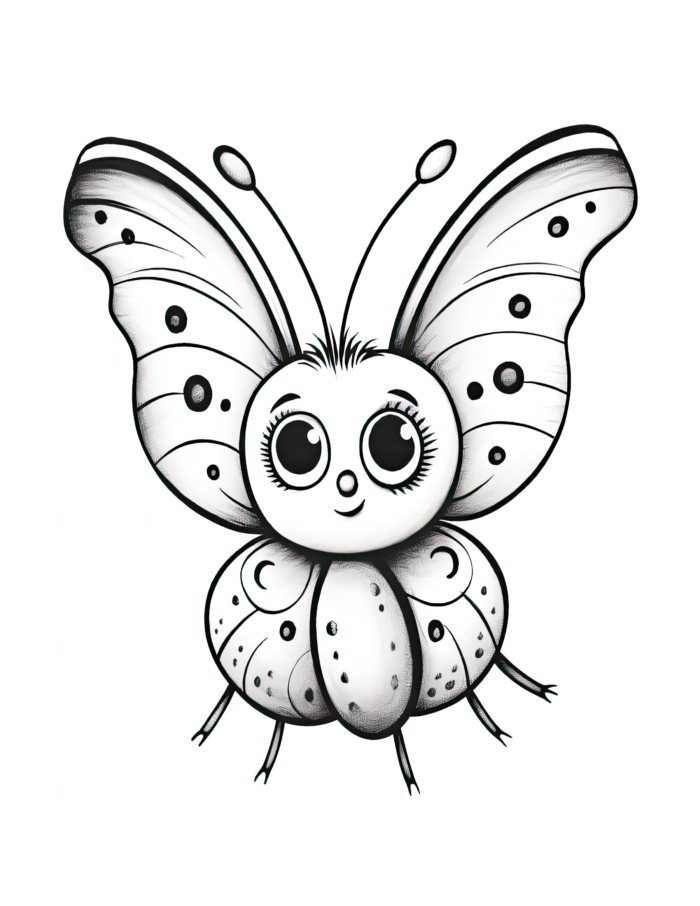 Free Butterfly Buddies Coloring Page 87