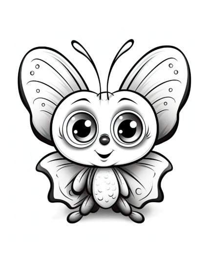Free Charming Butterfly Buddies Coloring Page