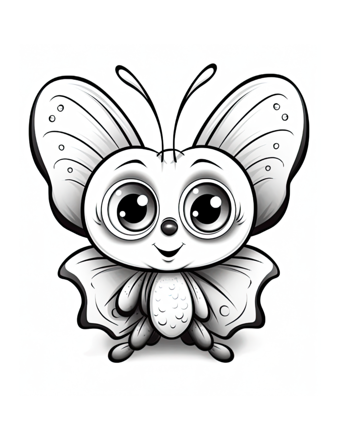 Free Charming Butterfly Buddies Coloring Page