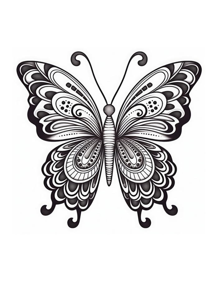 Free Butterfly Coloring Page: Let Your Creativity Take Flight