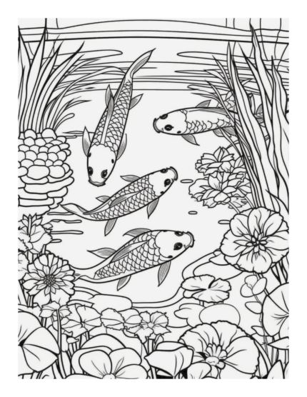 Free Country Garden Coloring Page 77