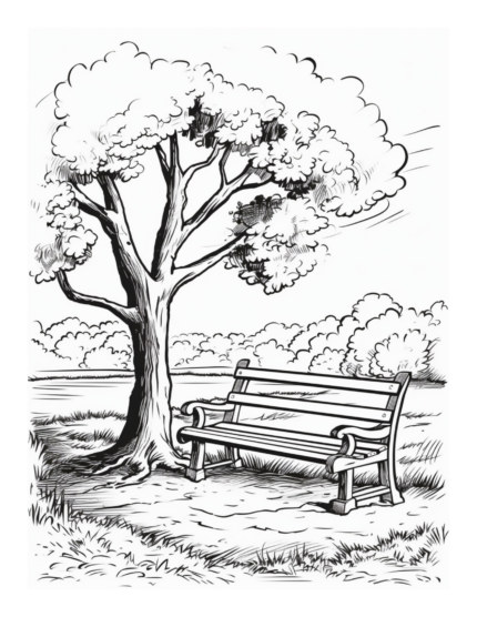 Free Country Garden Coloring Page 83