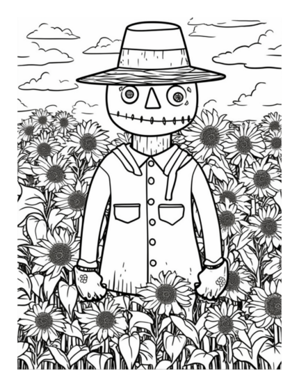 Free Country Garden Coloring Page 87