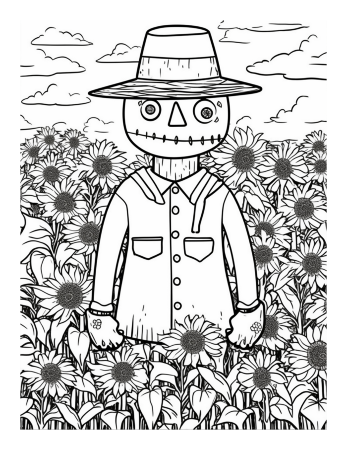 Free Country Garden Coloring Page 87