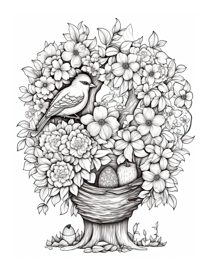 Free Country Life Coloring Page 19