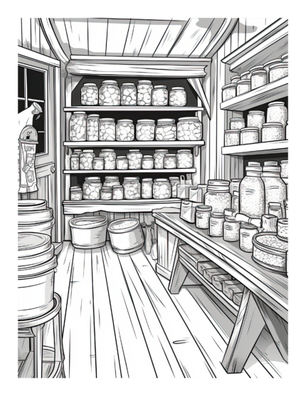 Free Country Life Coloring Page 27