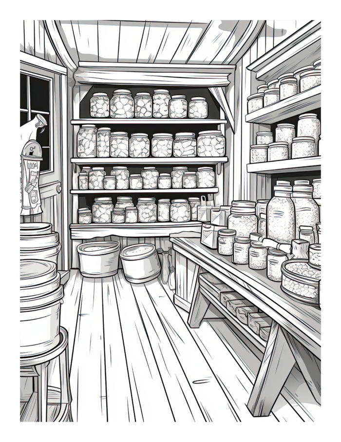Free Country Life Coloring Page 27
