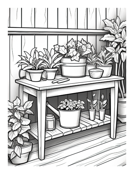 Free Country Life Coloring Page 39