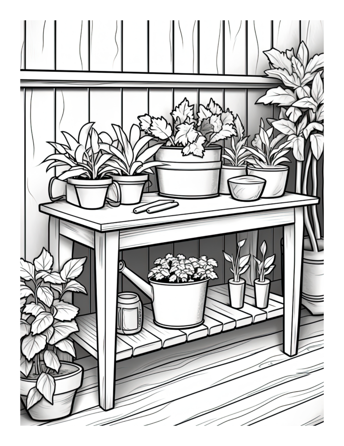 Free Country Life Coloring Page 39