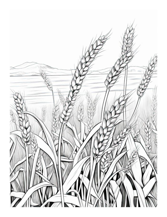 Free Country Life Coloring Page 75