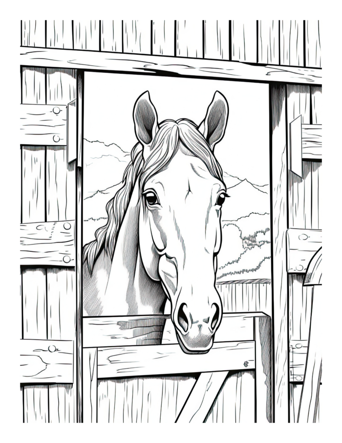 Free Country Life Coloring Page 83