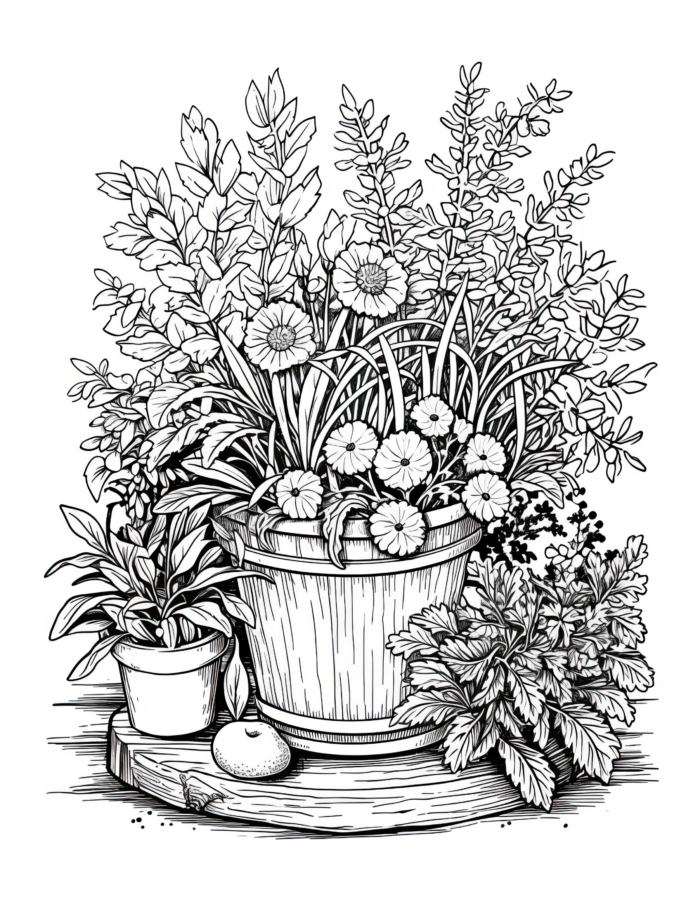 Free Country Life Coloring Page 95