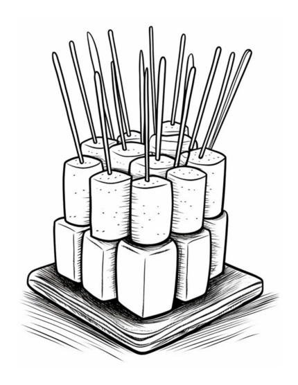 Free Dessert Marsh mellow Coloring Page 63
