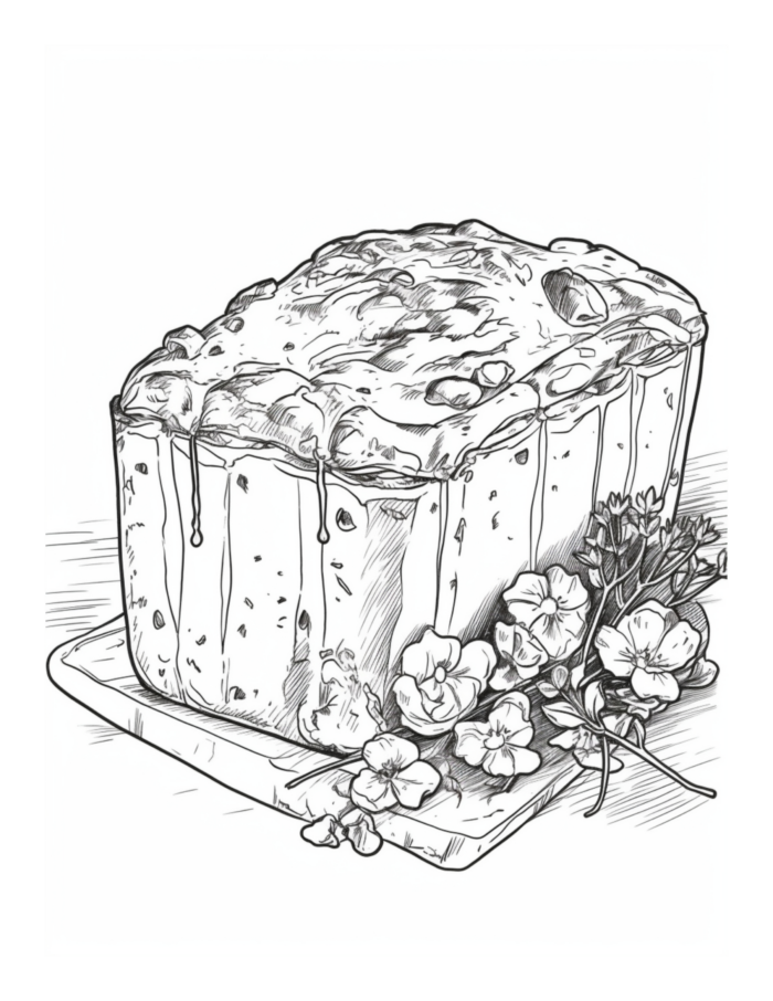 Free Dessert Coloring Page 73