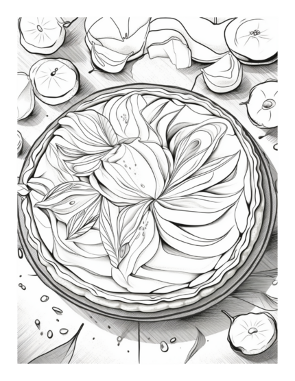 Free Dessert Coloring Page 89