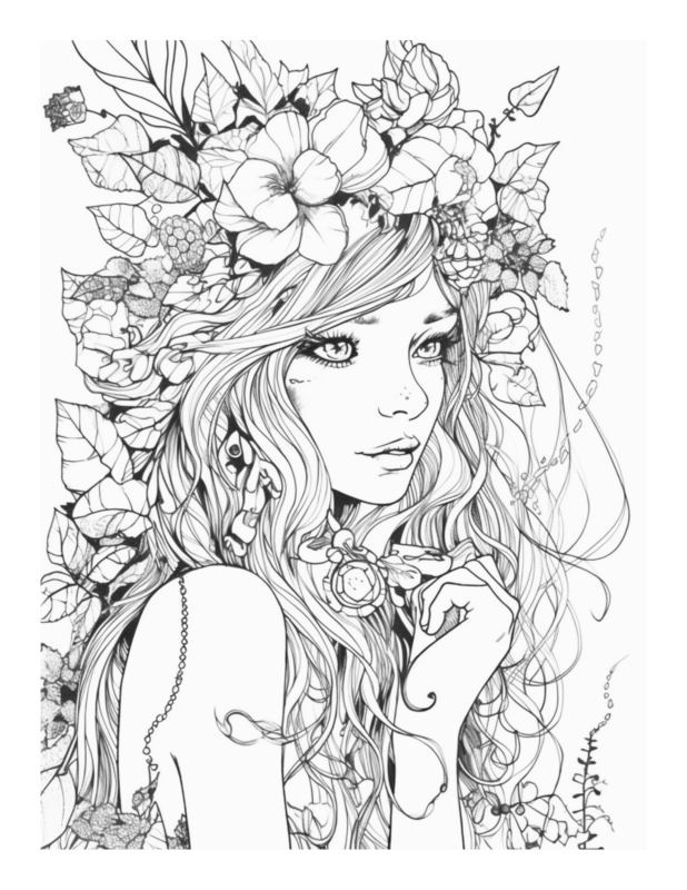 Free Printable Enchanted Harmony - Enchanted Fairies Coloring Page For ...