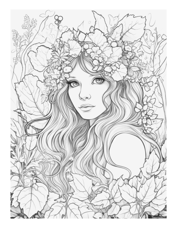 Free Printable Enchanted Hideaway - Enchanted Fairy Coloring Page For ...